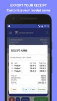 Receipt Generator capture d'écran 2