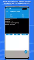 JavaScript editor: Run JS Code screenshot 2