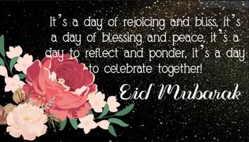 Eid Mubarak Greeting Cards 2019 Poster