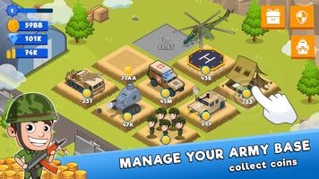 Idle Army Tycoon تصوير الشاشة 1