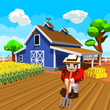 Blocky Farm Worker আইকন