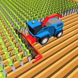 Blocky Plow Farming Harvester آئیکن