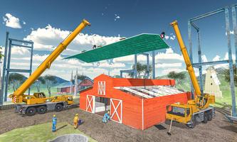 Cattle House Construction: Farmhouse Builder poster