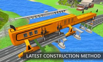 Bridge Building Sim: Riverside Construction Games Affiche