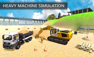 Bridge Building Sim: Riverside Construction Games ảnh chụp màn hình 2
