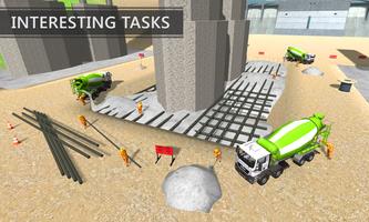 Bridge Building Sim: Riverside Construction Games capture d'écran 3