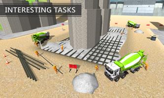 Bridge Building Sim: Riverside Construction Games ảnh chụp màn hình 3