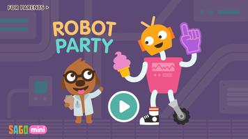 Sago Mini Robot Party پوسٹر