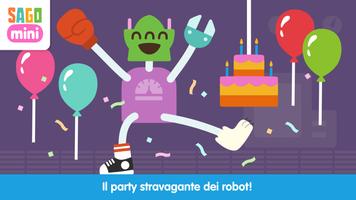 Poster Sago Mini Party dei robot