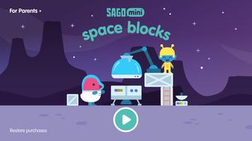 Sago Mini Space Blocks Builder Poster
