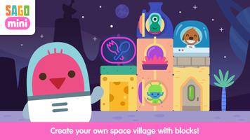 Sago Mini Space Blocks Builder captura de pantalla 1