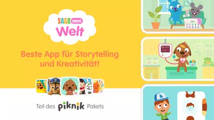 Sago Minis Welt: Kinderspiele XAPK Herunterladen