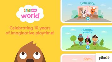 Sago Mini World: Kids Games الملصق