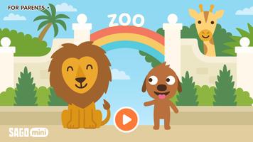 Sago Mini Zoo Playset Affiche