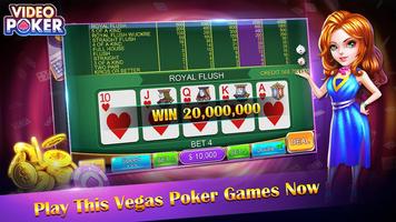 Casino Video Poker Plakat