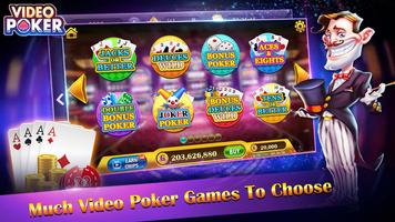 Casino Video Poker تصوير الشاشة 1