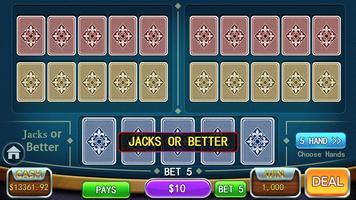 برنامه‌نما Video Poker Games - Multi Hand عکس از صفحه