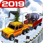 Animal Safari 6X6 Transport Truck Driving أيقونة