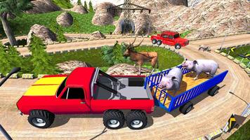 Animal Safari 6X6 Transport Truck Driving скриншот 3