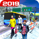 Big Mountain Snow Bus Driving  APK