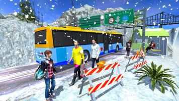 Big Mountain Snow Bus Driving  Poster