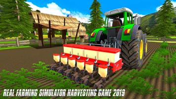 Real Farming Simulator Harvesting Game 2019 captura de pantalla 3