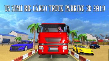 US Semi Big Cargo Truck Parkin screenshot 2