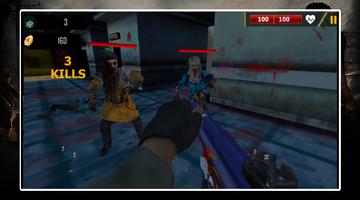 Jeux de zombies: Zombie Hunter - FPS Gun Games capture d'écran 1