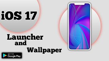 iOS 17 Luncher , Wallpaper syot layar 3