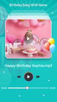Poster Birthday Song With Name