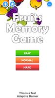 Fruits Memory Game Affiche