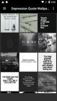 Depression Quote Wallpapers تصوير الشاشة 1