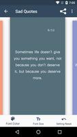 Sad Quotes: Sadness and Pain Affiche