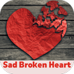 sad broken heart