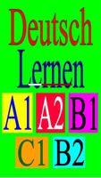 Poster Deutsch Lernen A1 A2 B1 B2 C1