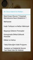 Bir Dava Adamı'nın Notları تصوير الشاشة 1