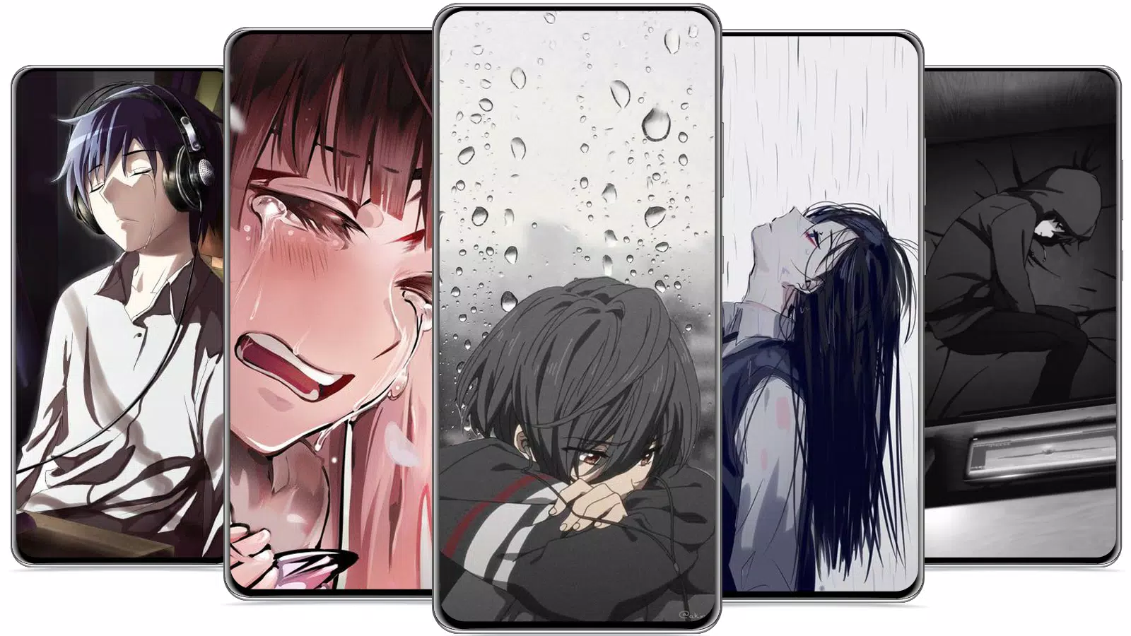 Triste anime Papel de parede de celular HD