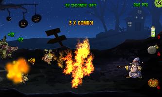 Magical Zombie Smasher Lite imagem de tela 1