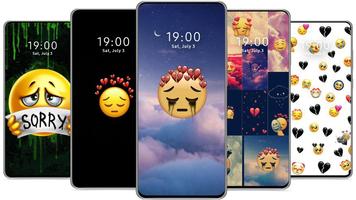 Sad Emoji Wallpaper اسکرین شاٹ 2