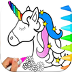 Unicorn Coloring Book 🦄