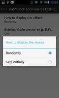 DashClock Bible Ecclesiastes スクリーンショット 2