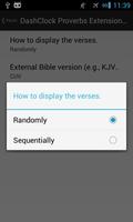 DashClock Bible Proverbs تصوير الشاشة 3