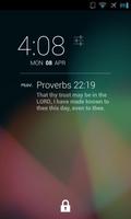 DashClock Bible Proverbs Affiche