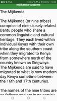 Mijikenda traditional customs capture d'écran 3