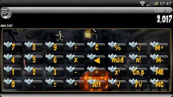SCalc Halloween Theme ảnh chụp màn hình 3