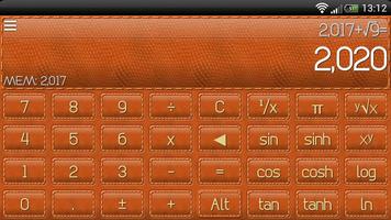 SCalc Leather Theme ảnh chụp màn hình 3