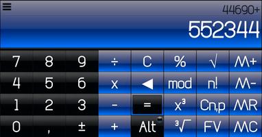 THEME FOR SCALC GLOSSY BLUE screenshot 2