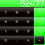THEME FOR SCALC GLOSSY GREEN icon
