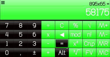 THEME FOR SCALC GLOSSY GREEN screenshot 2