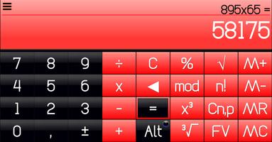 THEME FOR SCALC GLOSSY RED screenshot 2